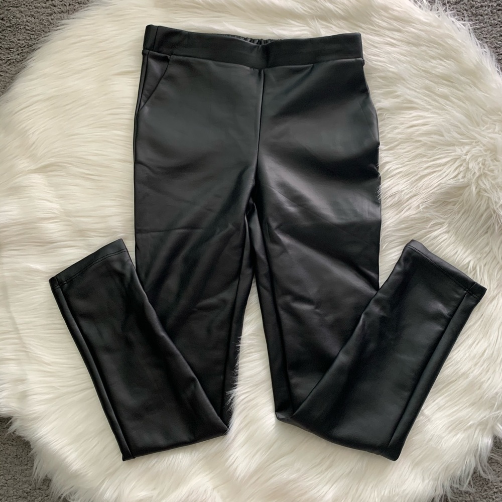 Black Pleather Pants